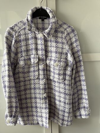Veste style tweed Kiabi, taille S - Parfait pour l'été!
