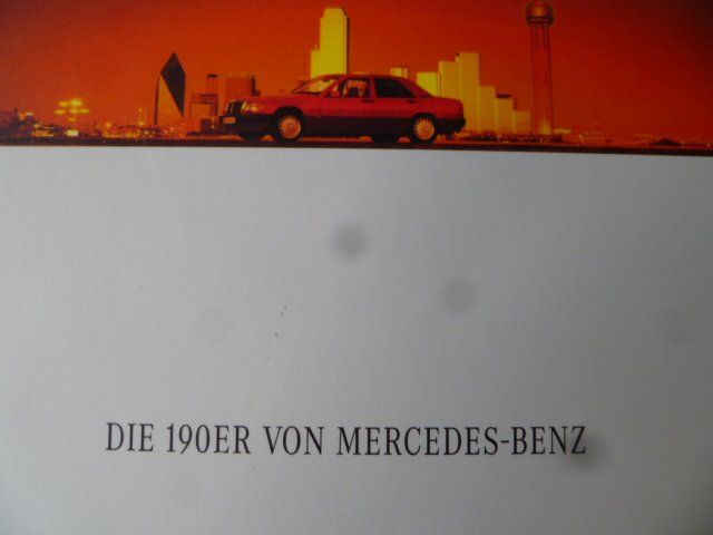 Mercedes-Benz Documenti: Mercedes 190 W201 Prospekt 1992 – Usato da Zofingen venduto da sosalinos01 1