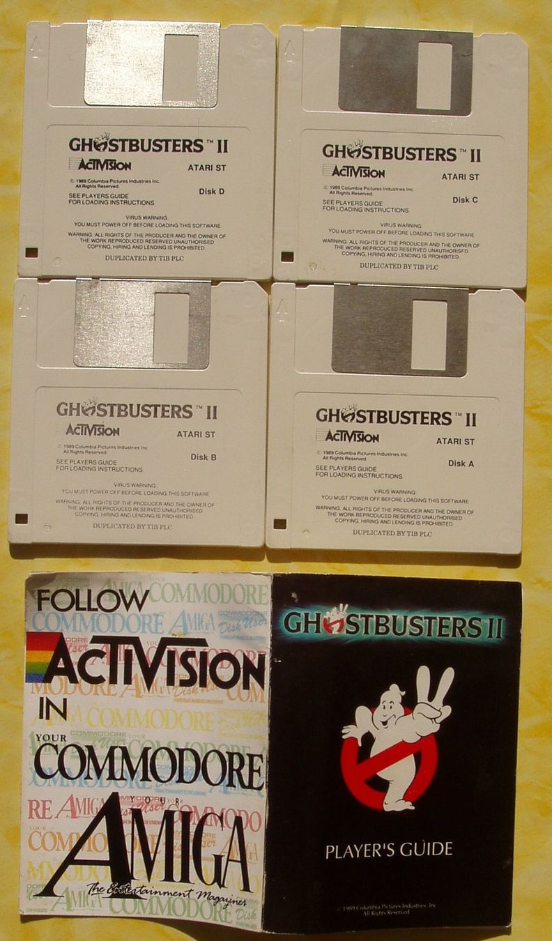 Atari Giochi: Disquette ATARI Ghosbusters II (activision) – Usato da Boussens venduto da catfood01