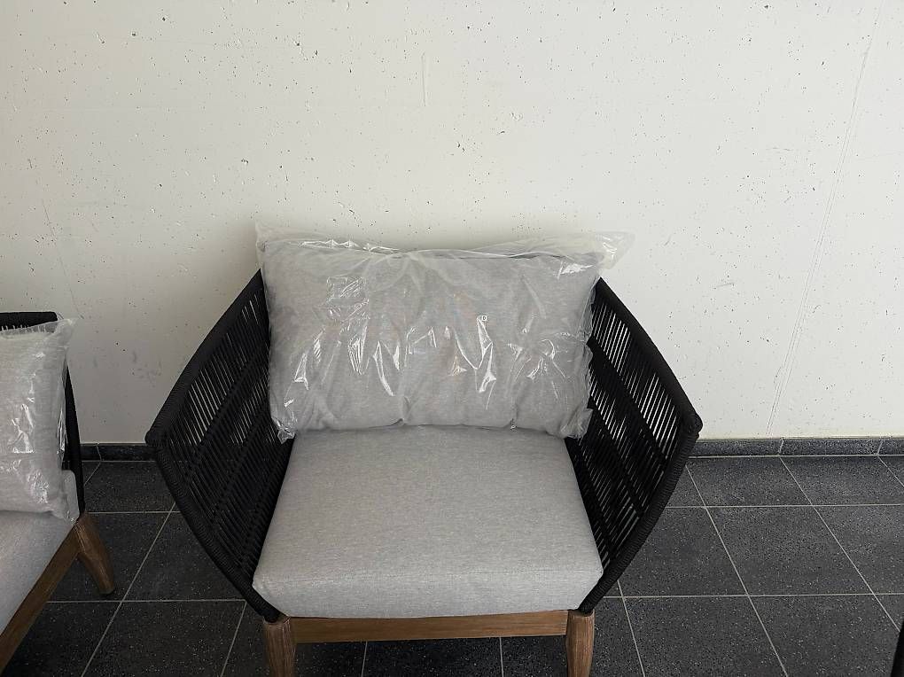 Sedie a sdraio: Neue Lounge Eukalyptus Holz/Schnur – Usato da Würenlingen venduto da Marcello1234 1