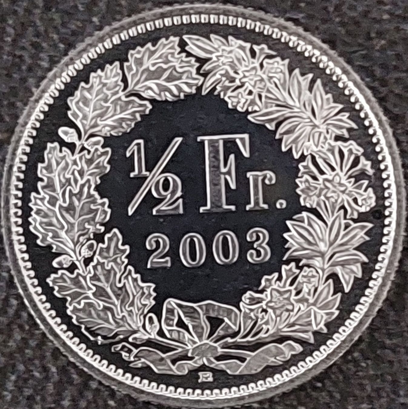 Tutti le monete: 50 Rappen 2003 stgl. / aus Münzsatz – Nuovo (secondo la descrizione) da Arch venduto da coinsandmore