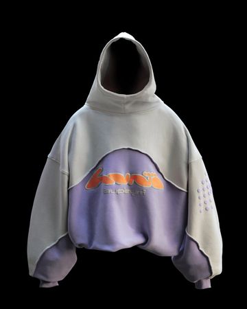 Huni Hoodie - Purple / Cream
