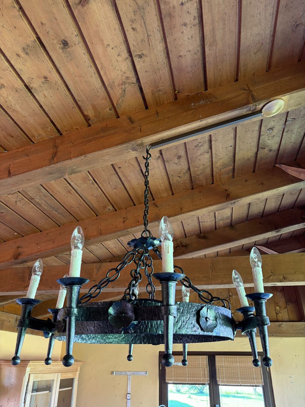 Lampadari & plafoniere: Deckenleuchte Eisen schmiedeeisern rustikal 6 flammig – Usato da Richterswil venduto da anyfish 4