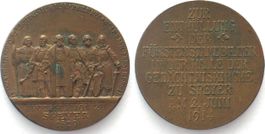 Deutschland - Medaillen SPEYER 1914 Bronze 33mm f.unz
