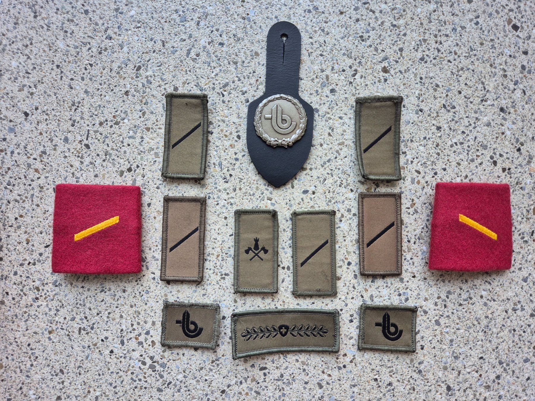 Schweizer Armee Placchette & Badge: *** Abzeichen Set Rettungssoldat *** – Usato da Riedholz venduto da fr_sIruP