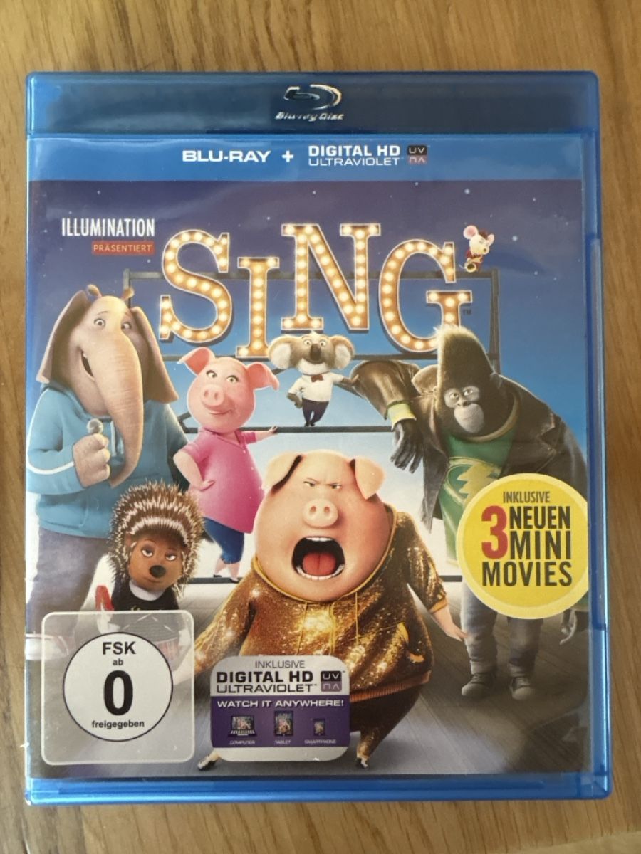 Tutti i DVDs: Sing - Deine Stimme, dein Traum - Blu-ray  – Usato da Meiringen venduto da sam_m589