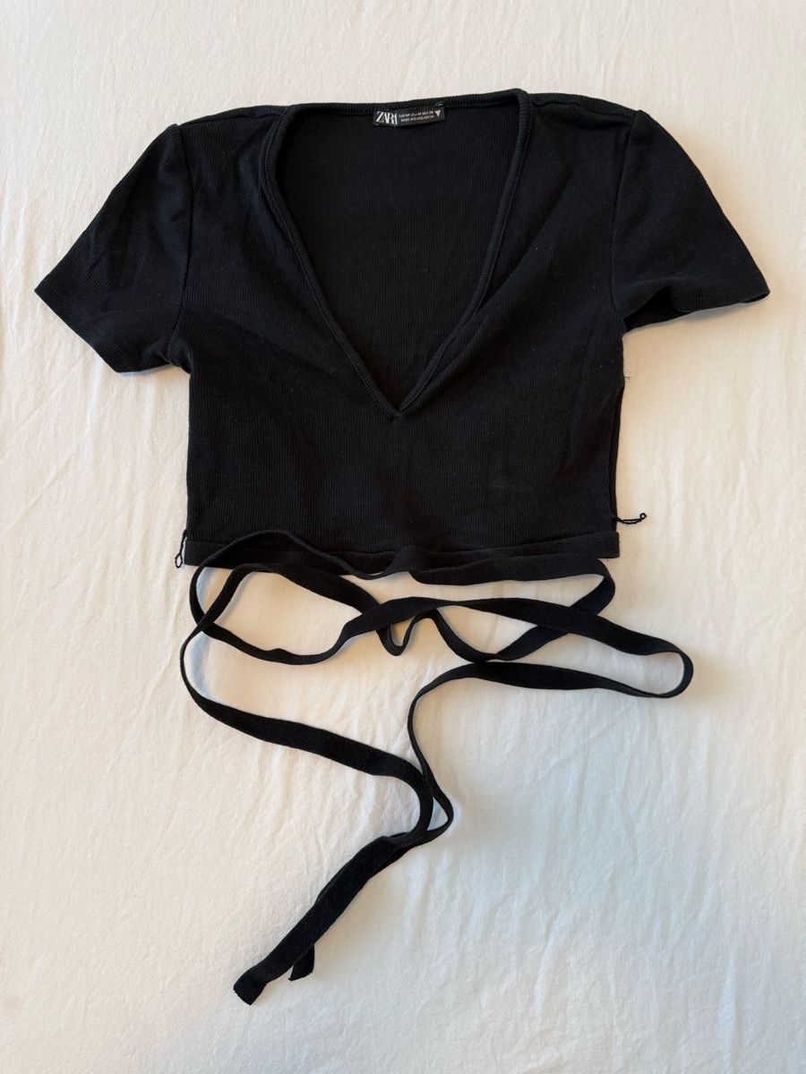 Zara Top: Top zum Schnüren – Usato da Gossau SG venduto da laura_dema 1