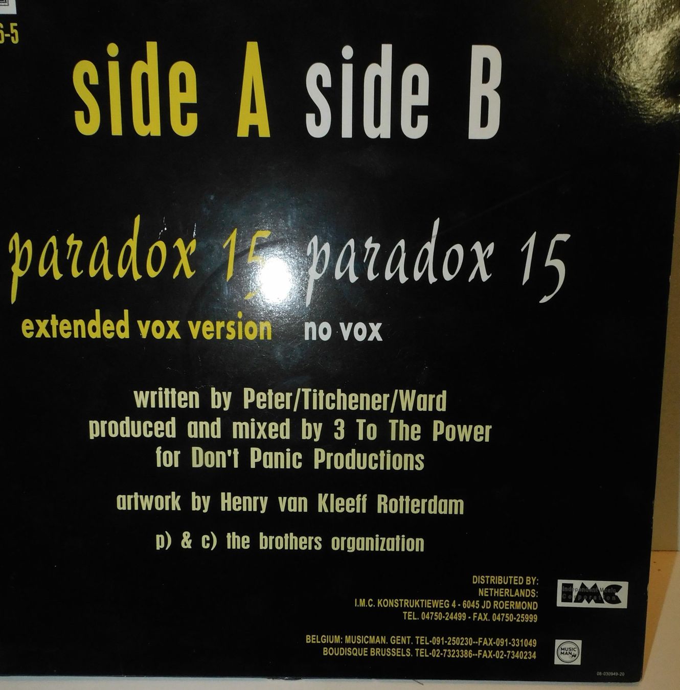Dischi in vinile: LP Paradox 15 Extendet Vox Version -   House Remix    -  Mix – Usato da Sursee venduto da 76 3