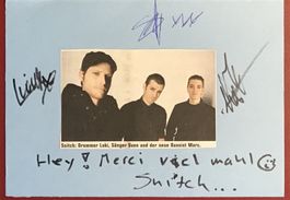 Snitch Punkrock-Band Autogramm signiert Karte m.Bild 10x15cm