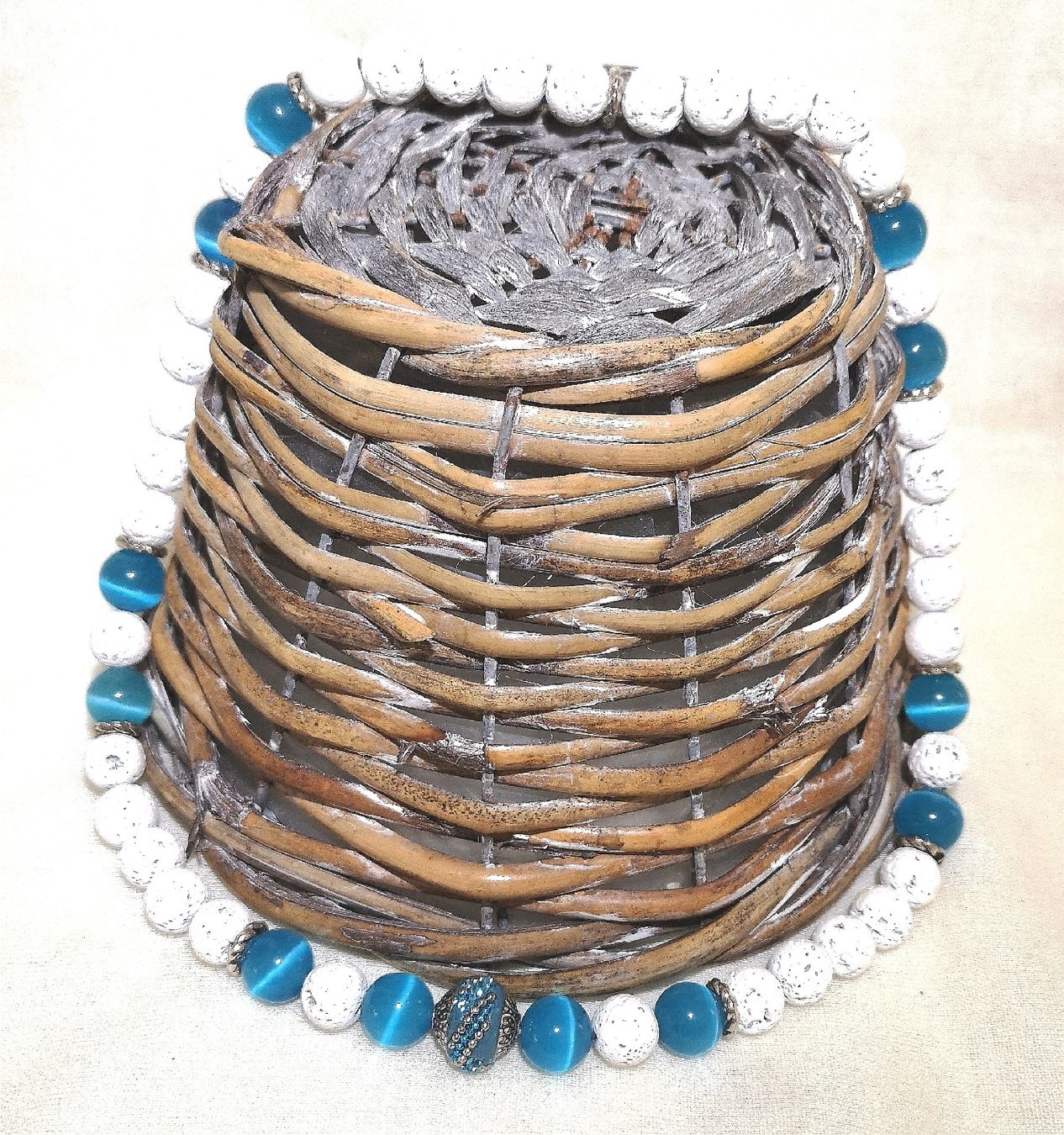 Catenine: weiss-blaue Lavasteink. - Spendenaktion – Nuovo (secondo la descrizione) da Unterkulm venduto da Nachtigall 3