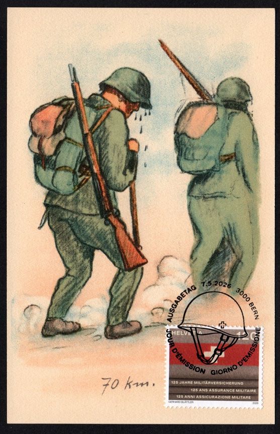 Tutti i francobolli: Maximumkarte Militärversicherung – Nuovo (secondo la descrizione) da Dottikon venduto da haeusibuh5
