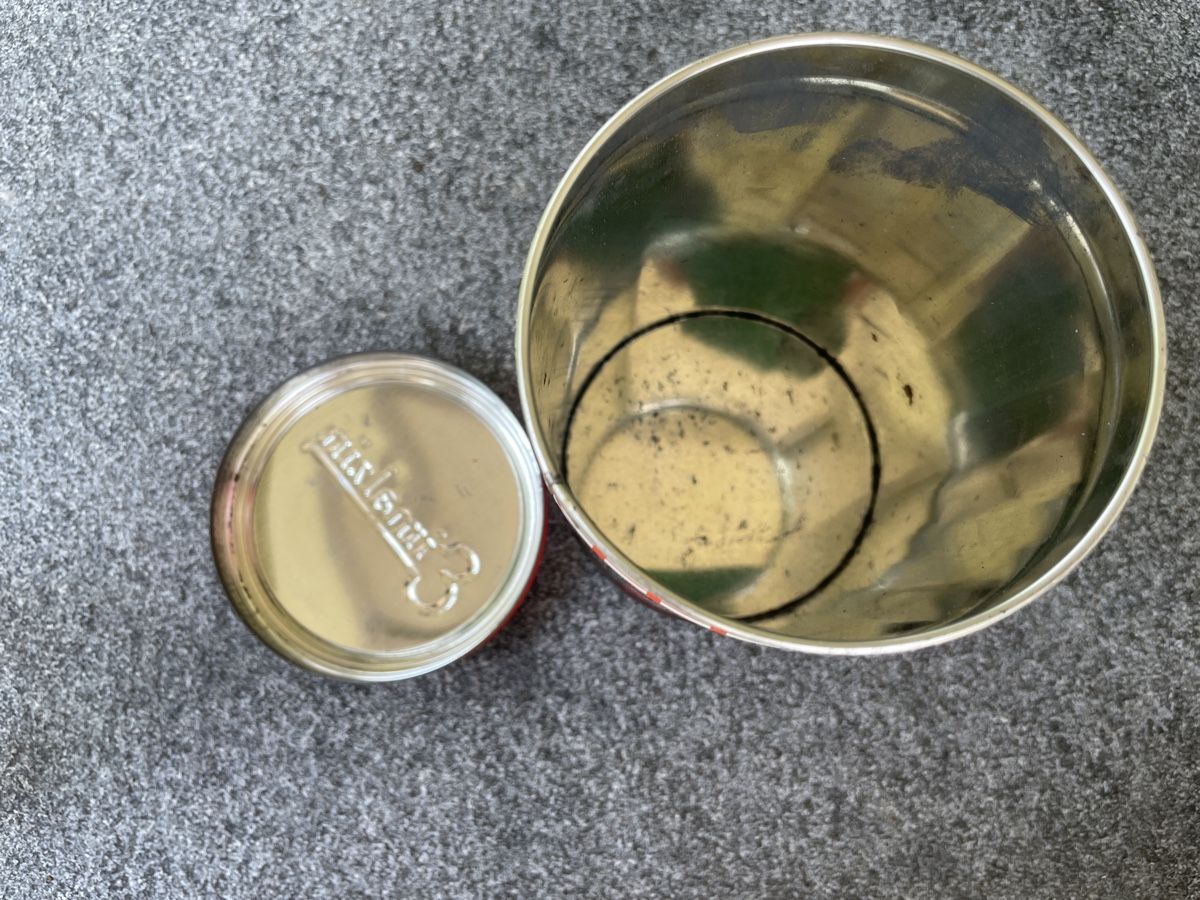 Pots: Antike Eimalzin Blechdose  – D'occasion à Winterthur par cheerio97 4