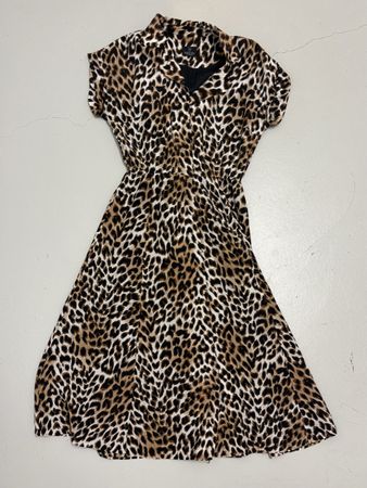 Madeleine Kleid Leo-Muster Grösse 36