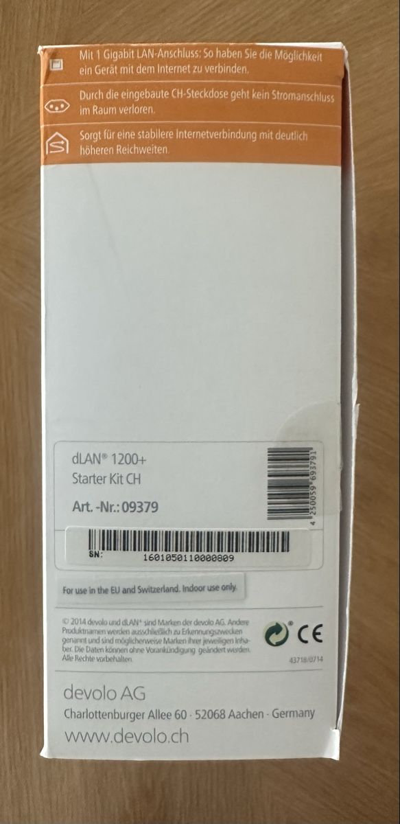 Devolo Laufwerke & Adapter: Devolo Powerline LAN Set bis 1200Mbit/s – Gebraucht aus Winterthur von Doitself 4
