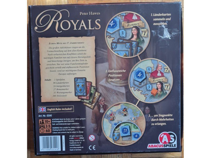 Giochi: Brettspiel "Royals" – Usato da Zürich venduto da Desmond01 1