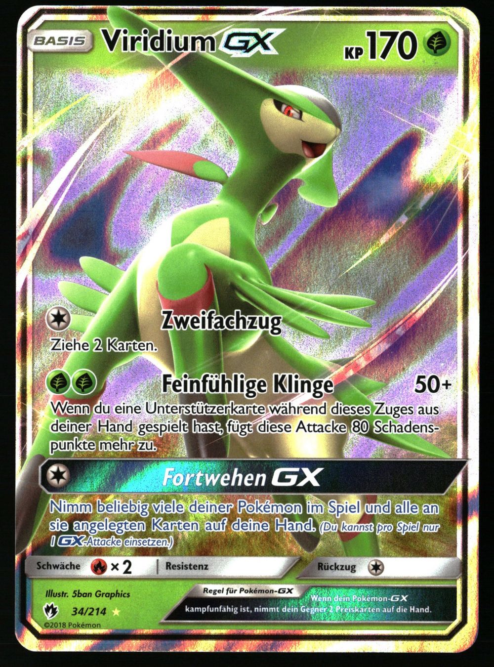 Pokémon Carte collezionabili: Viridium GX LOT 34 Lost Thunder – Usato da Feuerthalen venduto da Plazatoys