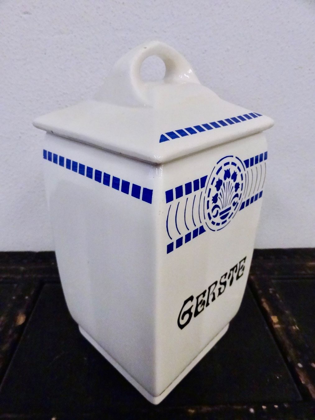 Behälter & Ähnliches: Vintage Vorratsdose GERSTE Dose Vorratsbehälter Keramik – Neu (gemäss Beschreibung) aus Kerzers von zimmergruen 7