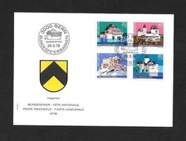 FDC Pro Patria Serie 1978 B178 - B181 ET Bern 26.5.1978