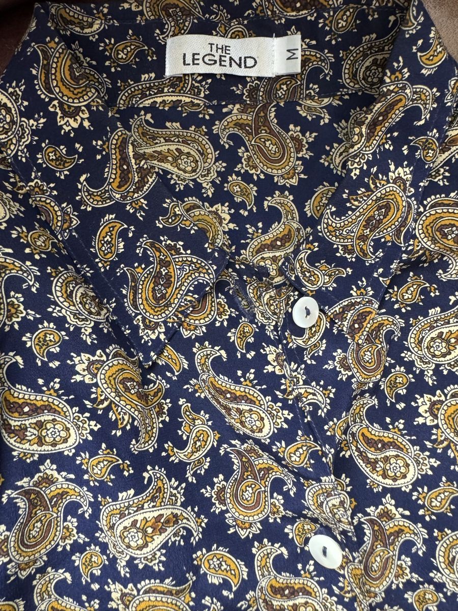 Camicette: Vintage 100% Seide Hemd Bluse – Usato da Obfelden venduto da cesarina10 9