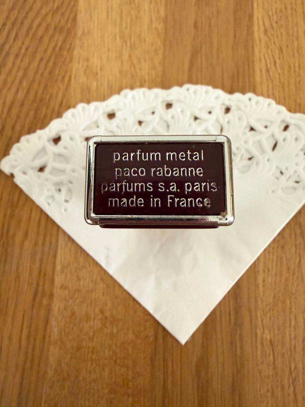 Paco Rabanne Flaconi: Paco Rabanne  Flakon Metall / Rarität – Usato da Obfelden venduto da Plastofina 5