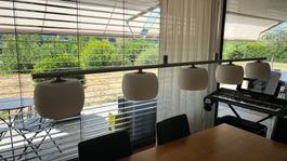 Pendelleuchte für Esstisch dimmbar, Leuchtmittel Halogen G9