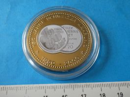 150 Jahre Schweizer-Währung, Medaille proof