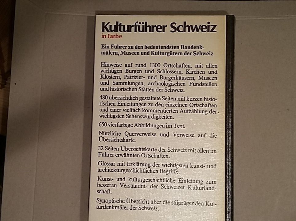 Libri: Kulturführer Schweiz in Farbe, ExLibris – Nuovo (secondo la descrizione) da Zollikerberg venduto da Dogon 2