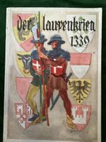Altes Buch Der Laupenkrieg 1339 von Dr. Markwalder Bern 1939