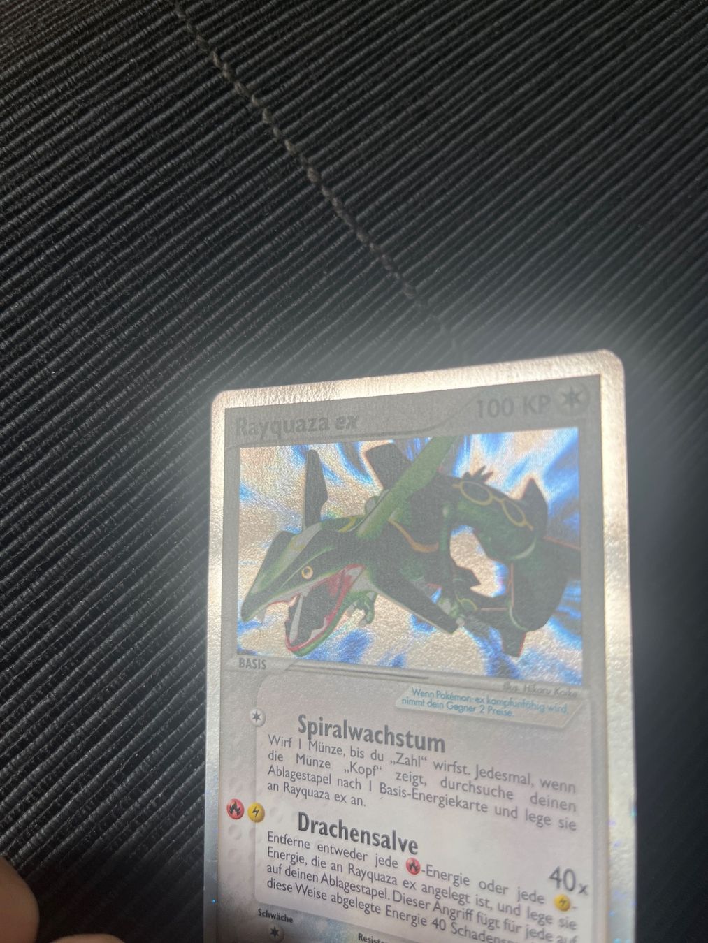 Pokémon Sammelbilder & Trading cards: Pokemon Rayquaza Ex Drache Dragon Deutsch – Gebraucht aus Wabern von Collectfun 1