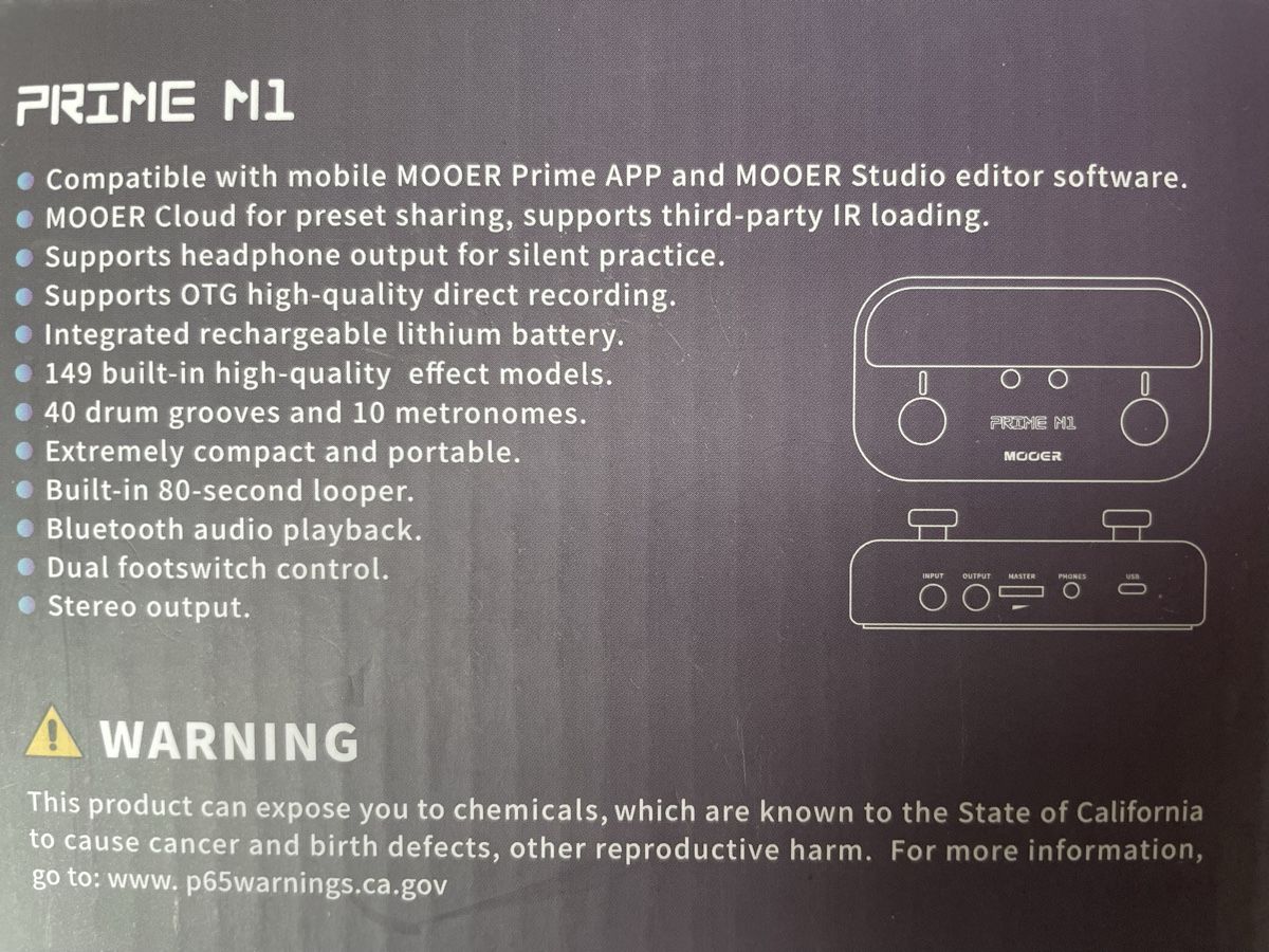 Mooer Strumenti musicali: Intelligent Pedal Mooer Prime M1 – Usato da Gümmenen venduto da Ragusa64 1