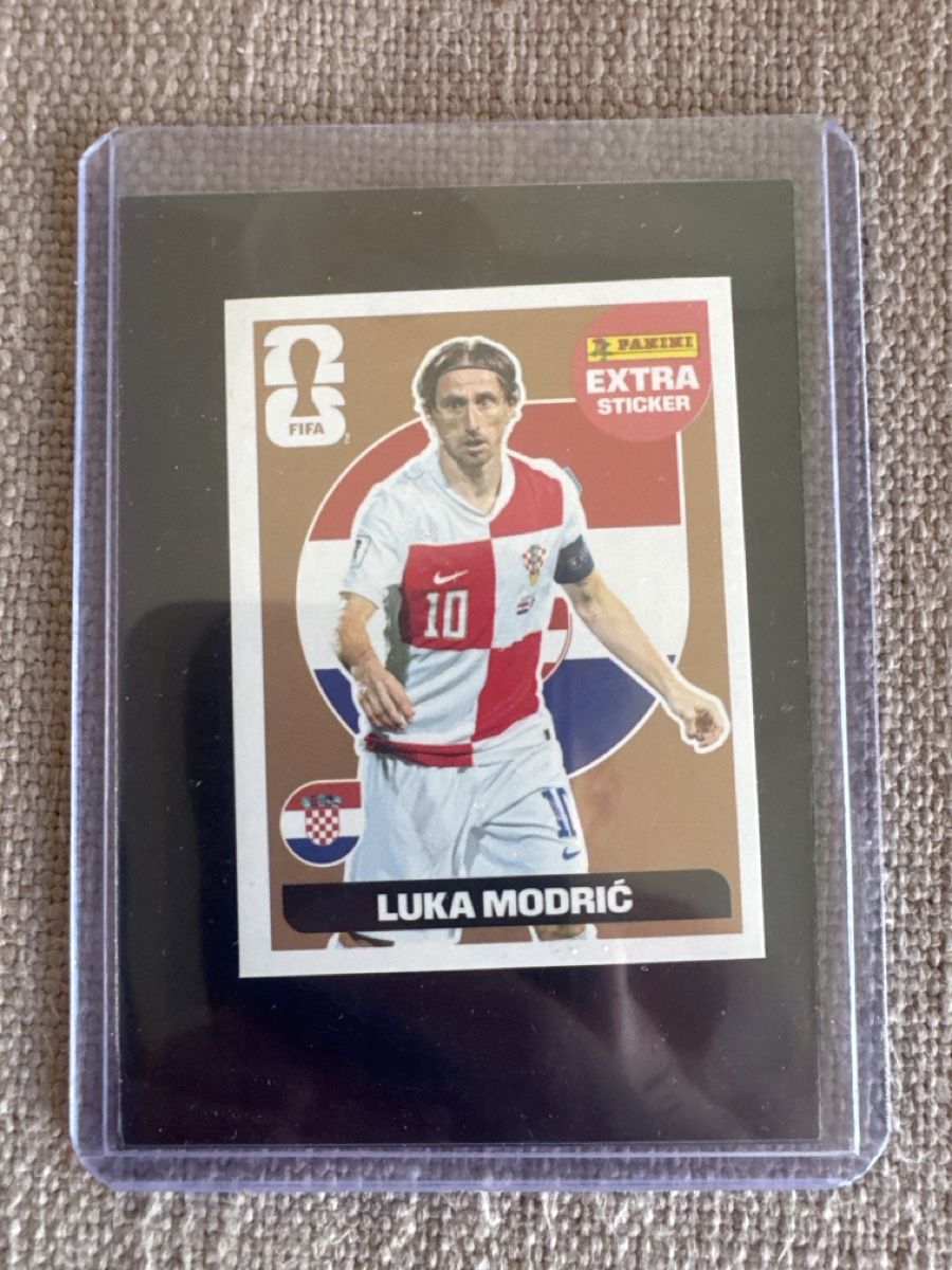 Panini Carte collezionabili: WM 2026 Panini extra Sticker Luka Modrić Bronze – Nuovo (secondo la descrizione) da Zürich venduto da Stg7