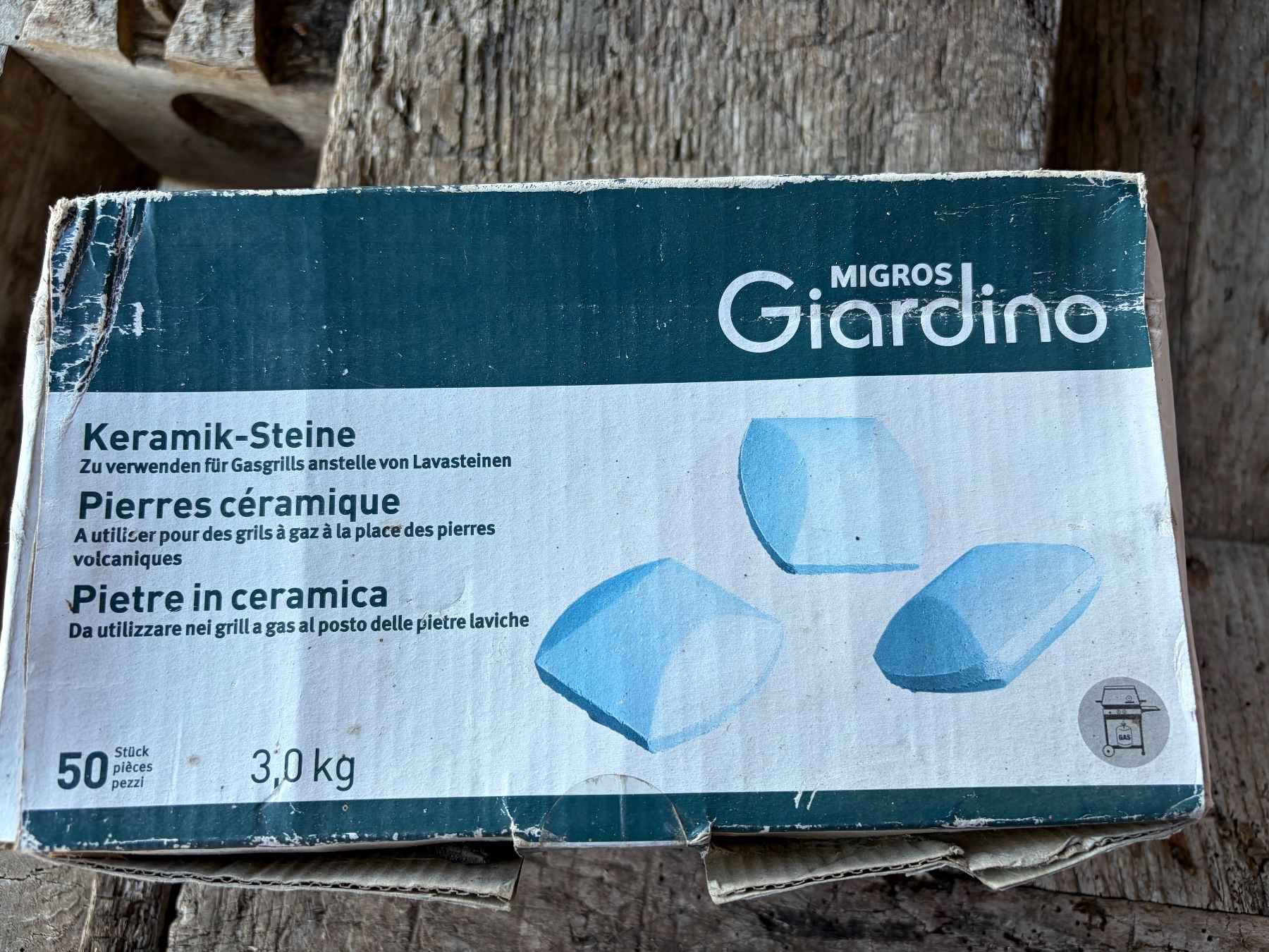 Griglie: Migros Giardino Keramik-Steine, – Nuovo e nell'imballaggio originale da Hendschiken venduto da mst_1979 1