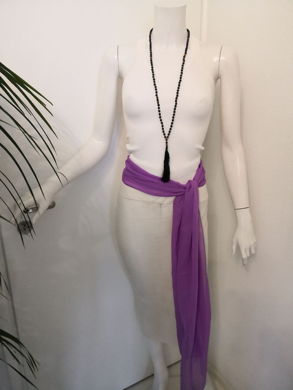 Gürtel: 🤩BOHO-CHIC CHIFFON-GüRTEL VIOLET NEU – Neu (gemäss Beschreibung) aus Olten von Naja-Twins-Twins 3