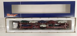 Roco 66529  DB Laes Autotransportwagen mit 10 Modellautos VW