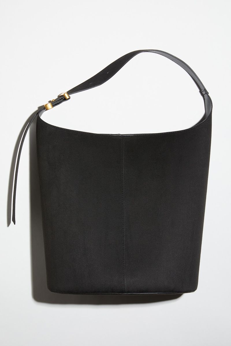 H&M Borse da donna: Schwarze Wildleder-Optik Tasche – Usato da Zürich venduto da lu0_df5p 1