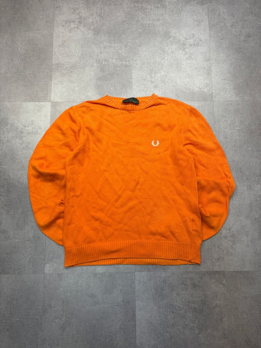 Fred Perry Maglioni & Felpe: Fred Perry Sweater Orange - Grösse S – Nuovo (secondo la descrizione) da Werdenberg venduto da hase.vintage
