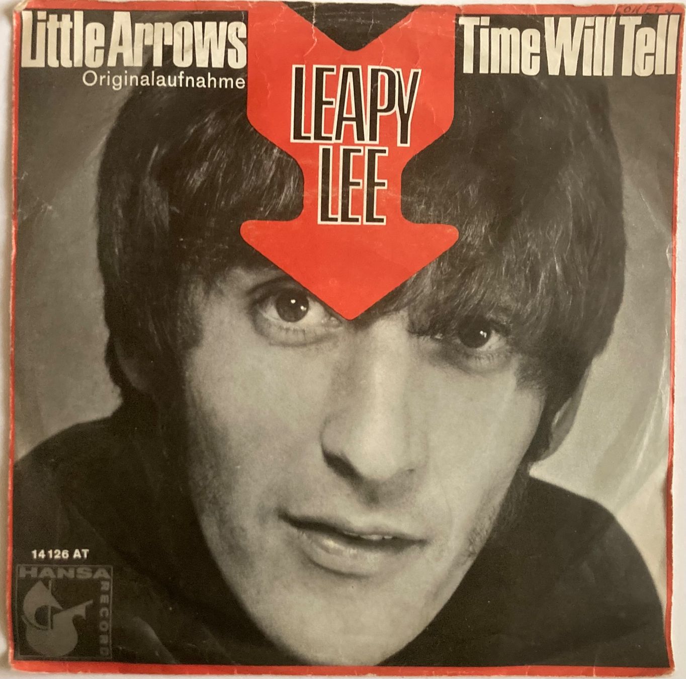Dischi in vinile: LEAPY LEE - LITTLE ARROWS / TIME WILL TELL – Usato da Poliez-Pittet venduto da Newtown-Records