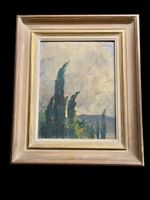 Ölgemälde von Hermann Kosel - Südfrankreich 2. Wk