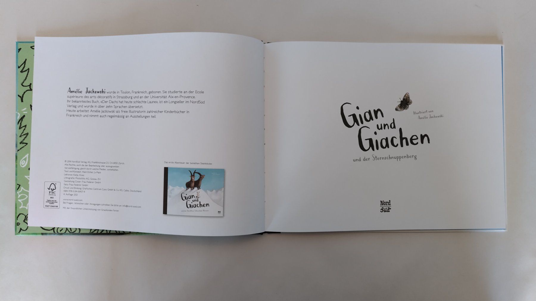 Bücher: Die Steinböcke Gian + Giachen  und der Sternschnuppenberg – Gebraucht aus Bellach von JingleJerry 2