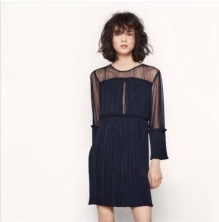 Maje Blue Dress - Elegantes blaues Kleid von Maje - 36