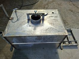 Edelstahl Tank rechteckig mit Deckel gebrauchter Zustand