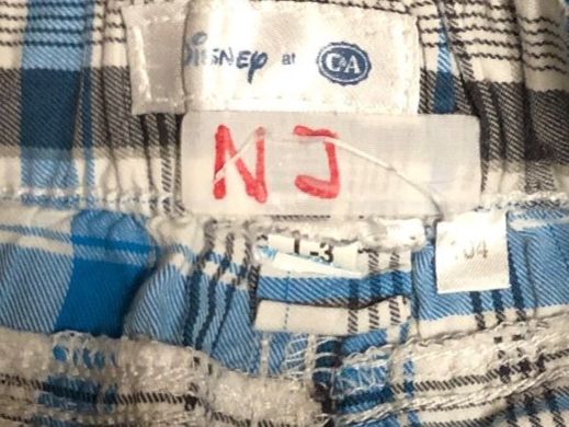 Pantaloni: Shorts Set, kariert, Grösse 104 – Usato da Vilters venduto da san_2t9g 2