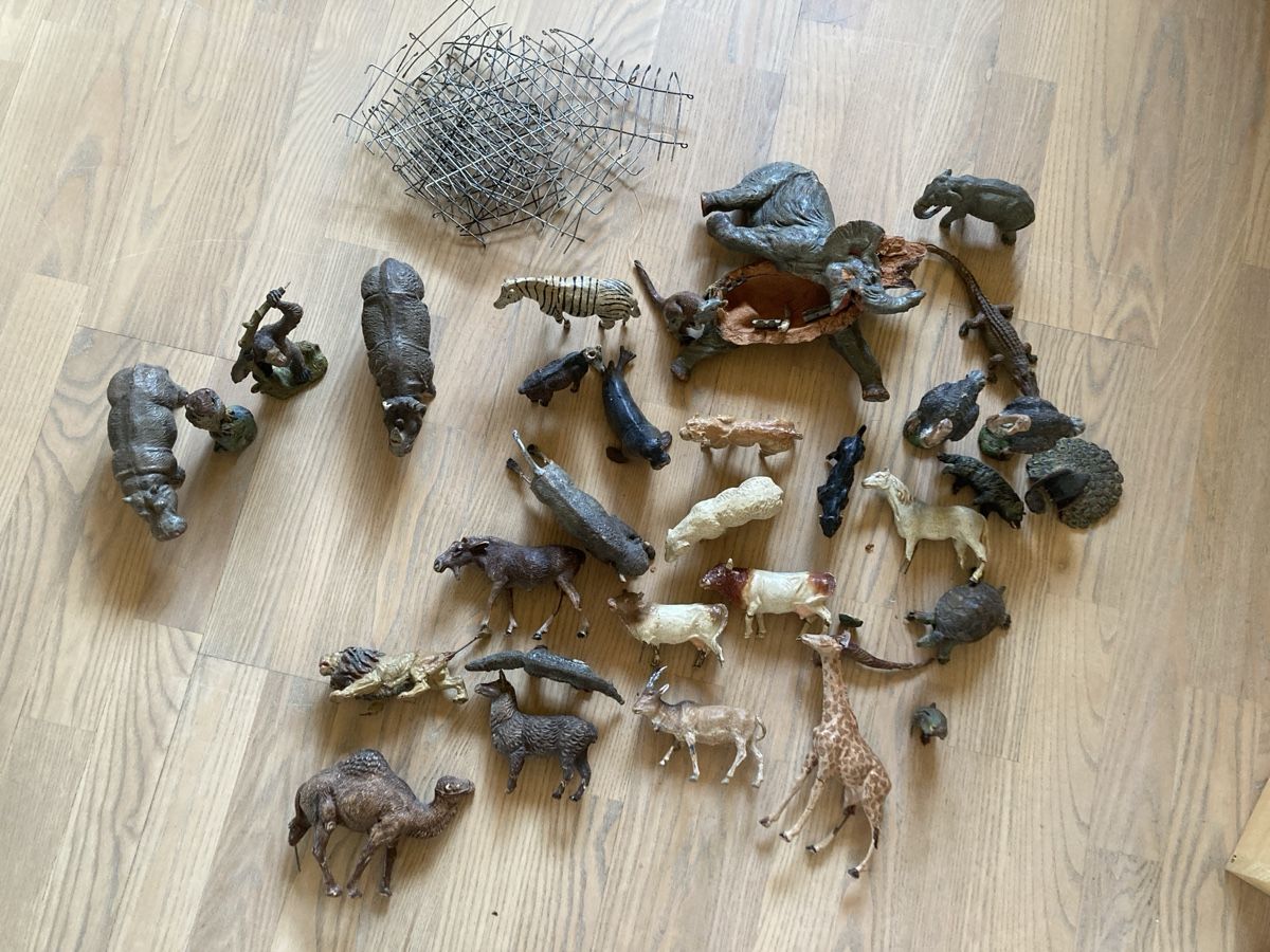 Figuren: Elastolin Zoo 1930-1960 Antik – Defekt aus Herisau von Sifgana 5