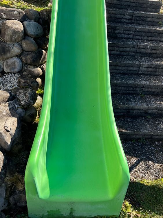 Rutsche (4m x 0.5m) Grün/Gebraucht Kaufen auf Ricardo
