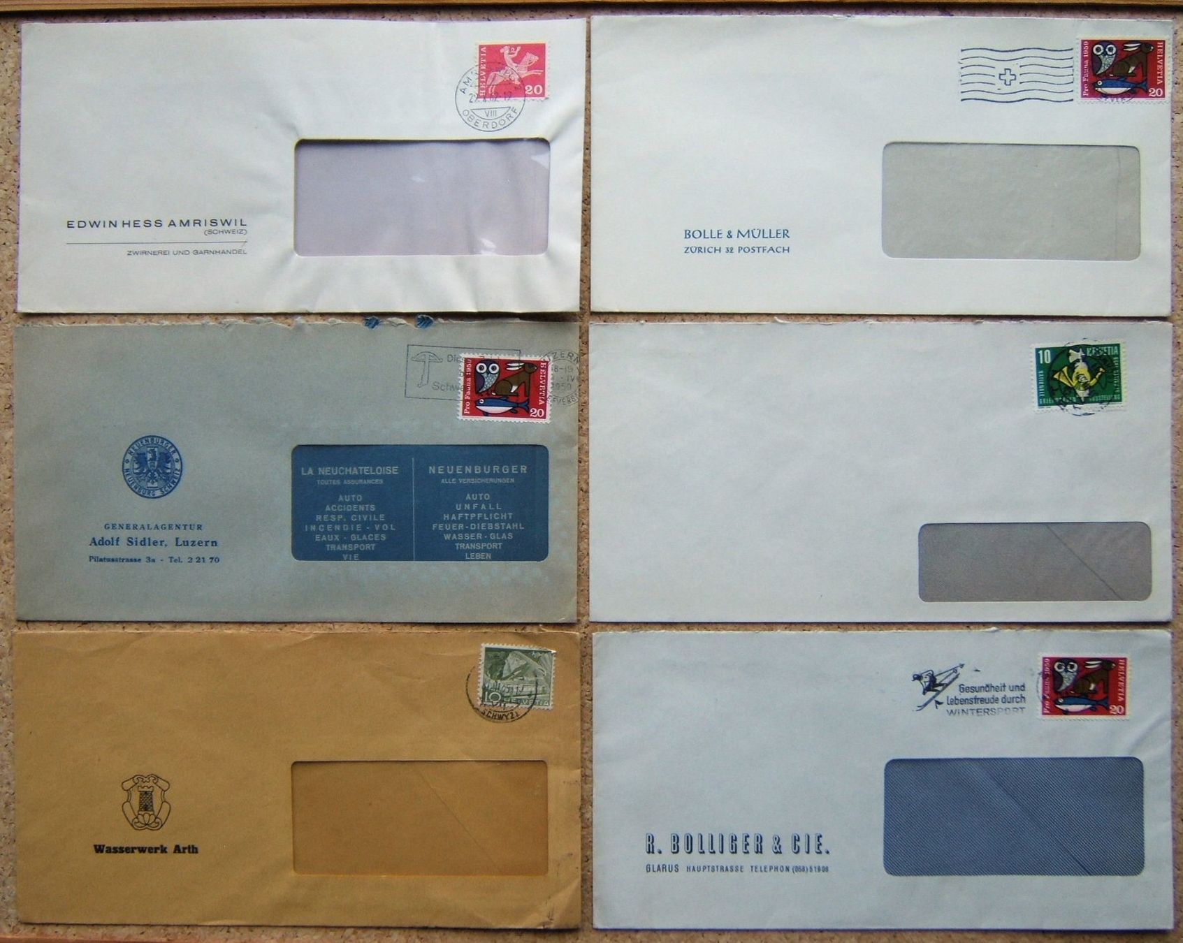 Tous les timbres: 16 BRIEFE SCHWEIZ – D'occasion à Brunnen par Nonne04 1