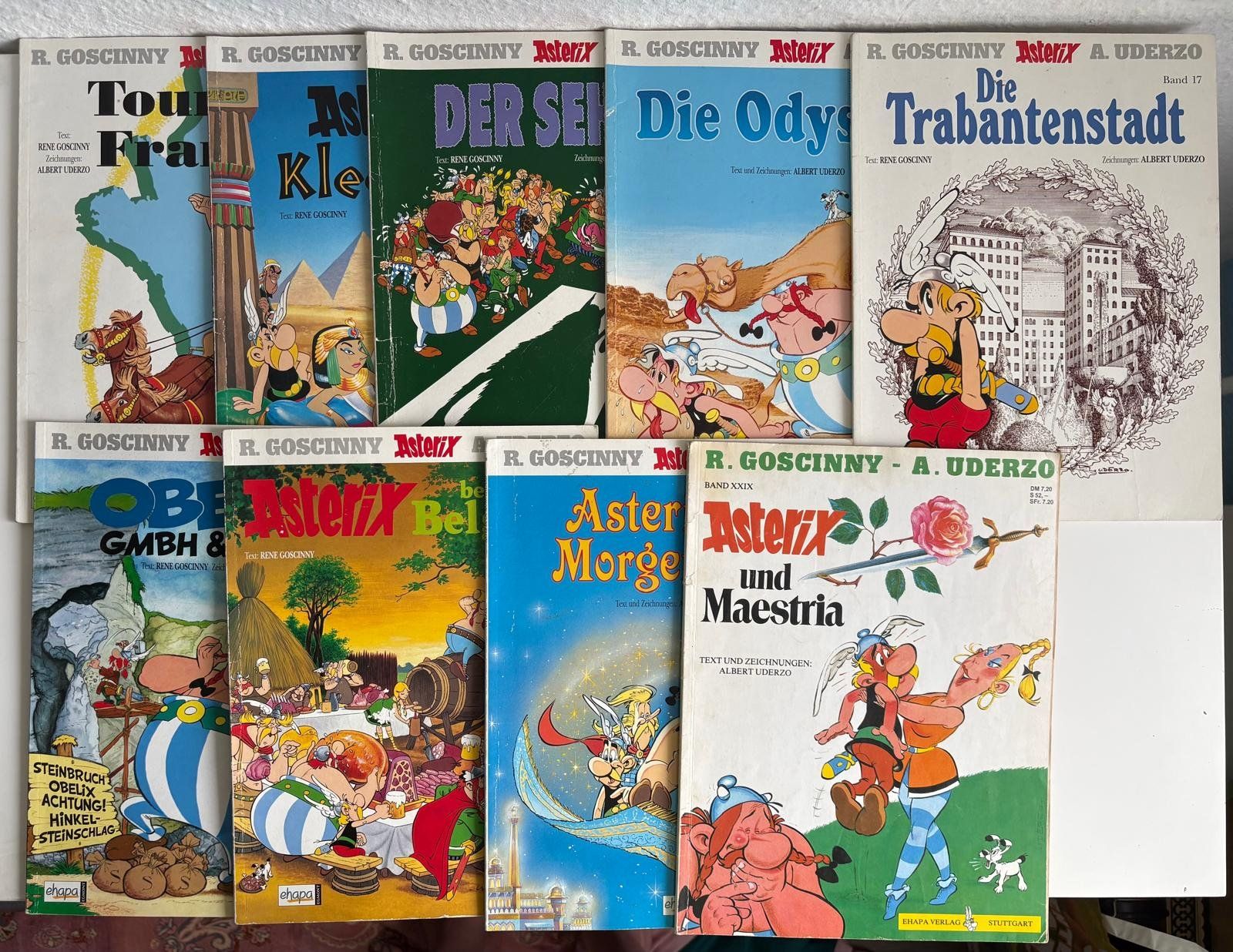 BD: 9 Asterix Comics – D'occasion à Zürich par Pam-Creation