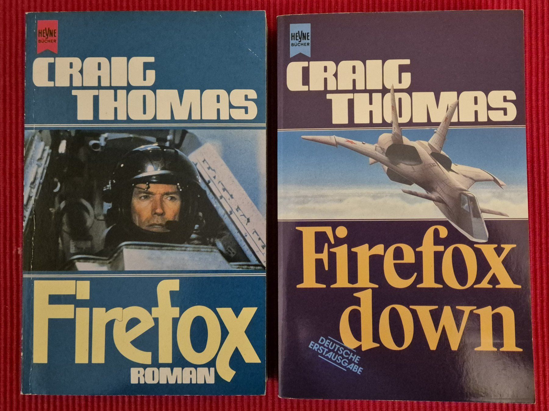 Libri: Craig Thomas / Firefox / Firefox down / 2 Romane – Usato da Chur venduto da dluli