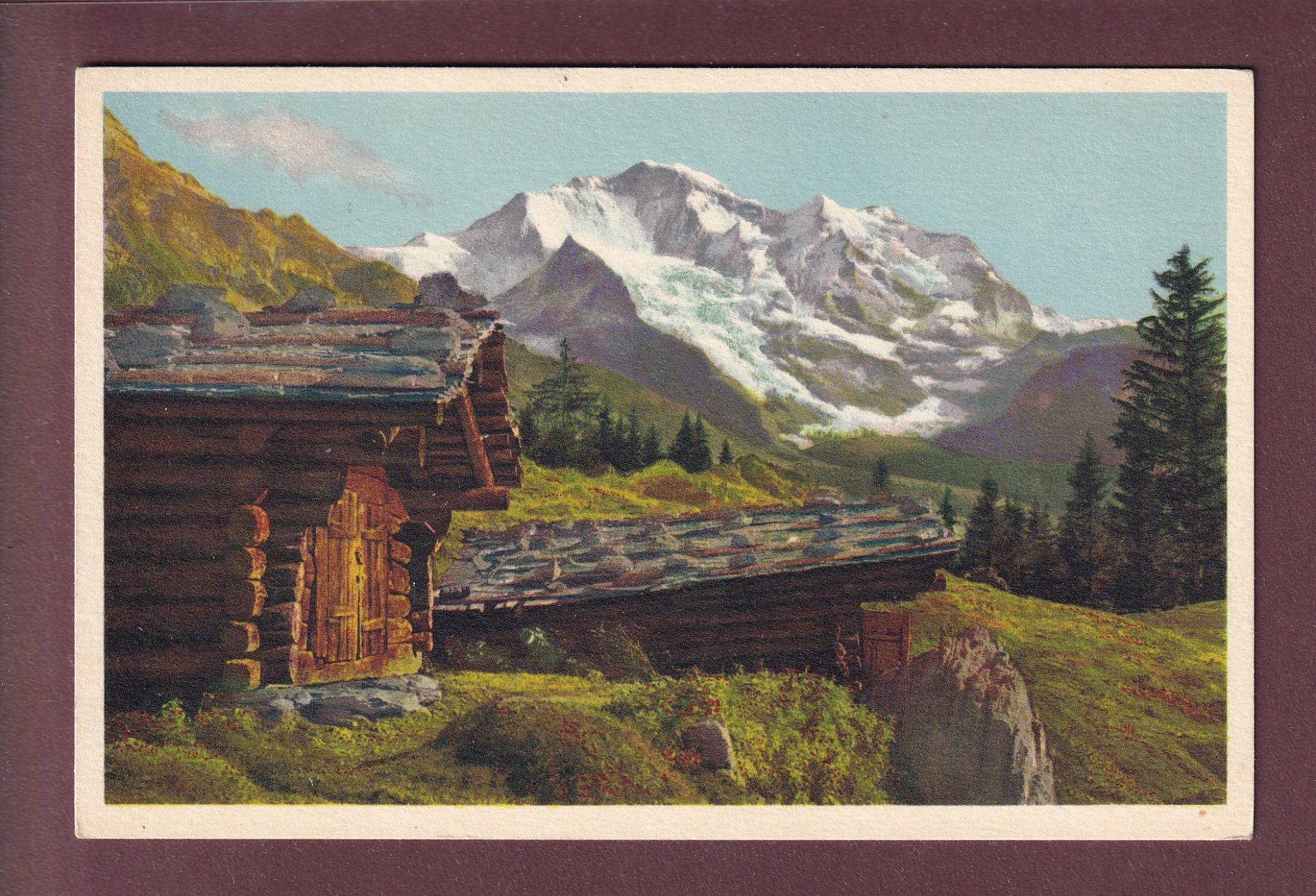 Ansichtskarten: Berner Oberland - JUNGFRAU – Gebraucht aus Pully von nicecards