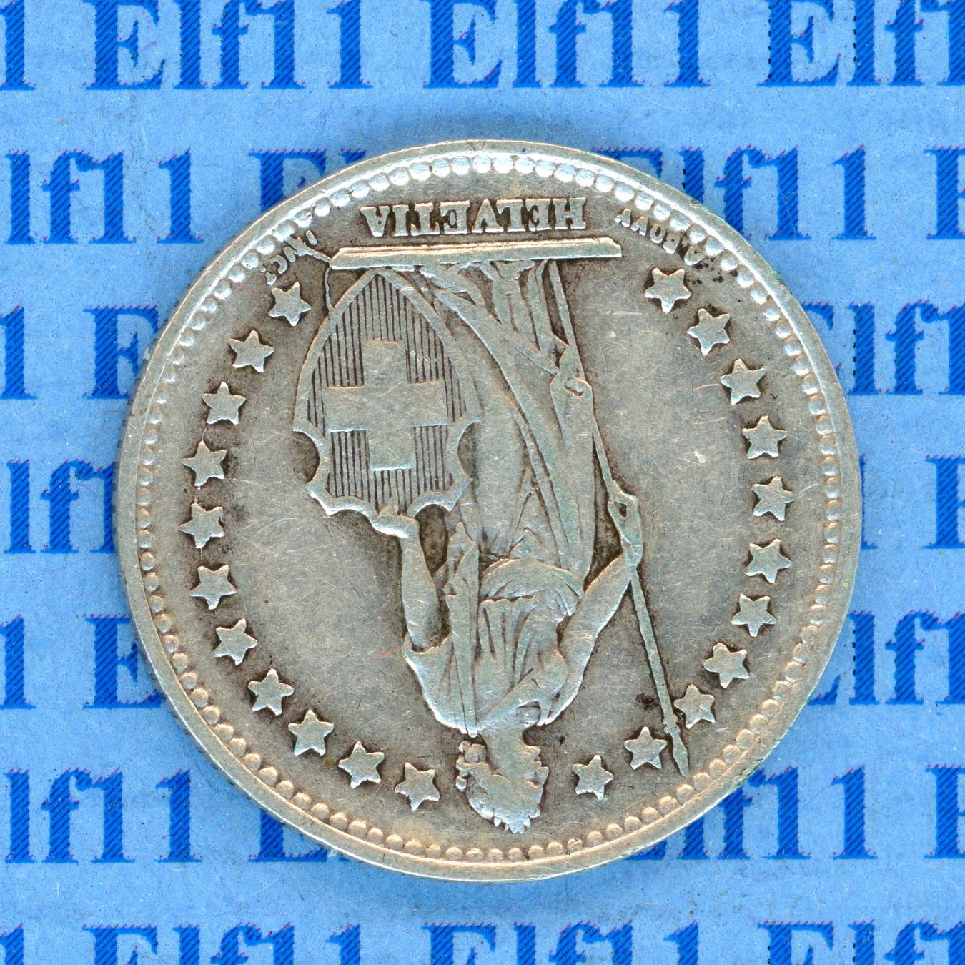Alle Münzen: CHF___1.00 1945 ss-vz 1 Franken – Gebraucht aus Widnau von Elf11 1