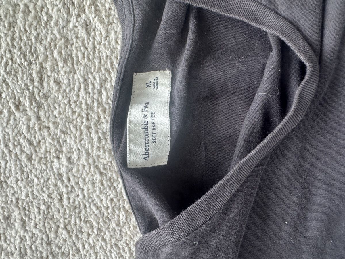 Abercrombie T-Shirts: AF T shirt mit backprint Gr. XL – Gebraucht aus Schenkon von LVJDEAN 2